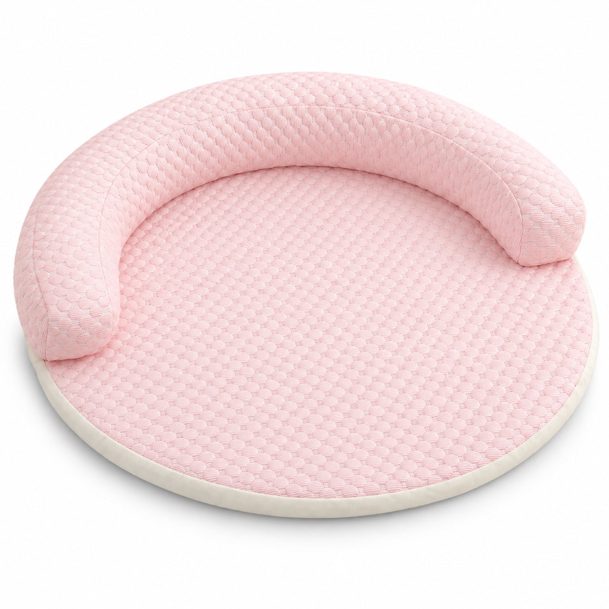 Round Cooling Pet Bed, 5 Colors & 5 Sizes, By GAVPEPY image 11 - DPmat28-Pink-Round-OneSize-Var2.jpg