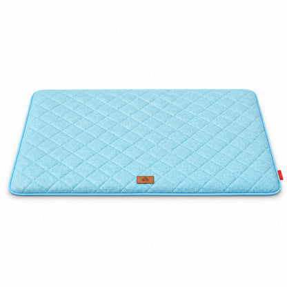 Linen Pet Bed Mat, 4 Colors & 3 Sizes, By GAVPEPY image 8 - DPmat3-BlueGreen-Linen-L-74X47X4CM.jpg