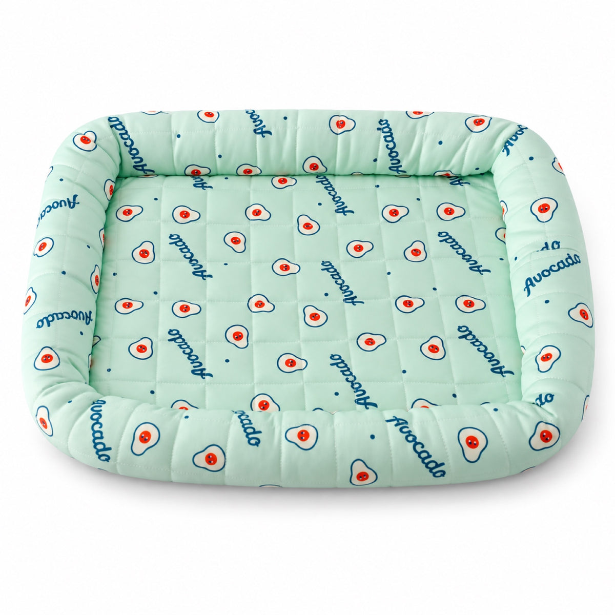 Printed Ice Silk Cooling Pet Bed, 5 Patterns & 3 Sizes, By GAVPEPY image 9 - DPmat9-Green-L-68X50CM.jpg