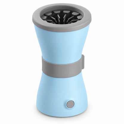 GAVPEPY Silicone Electric Paw Washer Cup, Sizes , White, Pink, Blue, for cleaning paws after outdoor walks; reusable cup with the selected color and size shown in the product photos; review the selected variant photo for details image 10 - DPpawwasher11-Blue.jpg