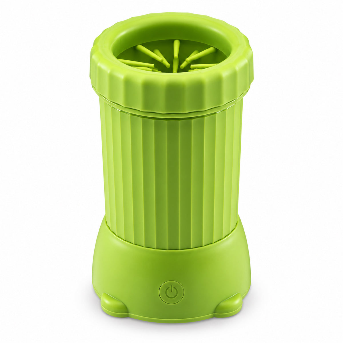 GAVPEPY Plastic Automatic Paw Washer Cup, Sizes , Blue, Green, Pink, for cleaning paws after outdoor walks; reusable cup with the selected color and size shown in the product photos; review the selected variant photo for details image 9 - DPpawwasher13-Green-ColorBox.jpg
