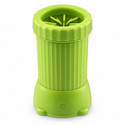 GAVPEPY Plastic Automatic Paw Washer Cup, Sizes , Blue, Green, Pink, for cleaning paws after outdoor walks; reusable cup with the selected color and size shown in the product photos; review the selected variant photo for details image 9 - DPpawwasher13-Green-ColorBox.jpg