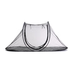 GAVPEPY Foldable Oval Pet Travel Tent, 2 Sizes for Pet Transport, Travel and Temporary Containment, Multiple Size Options, for Road Trips, Vet Visits, Outdoor Outings and Home Use, Foldable Design Supports Compact Storage