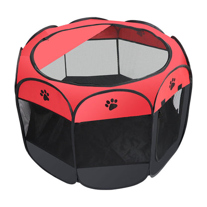 Foldable Oxford Fabric Pet Playpen, 6 Colors & 3 Sizes, By GAVPEPY image 1 - DPtravelcrate1-Main.jpg