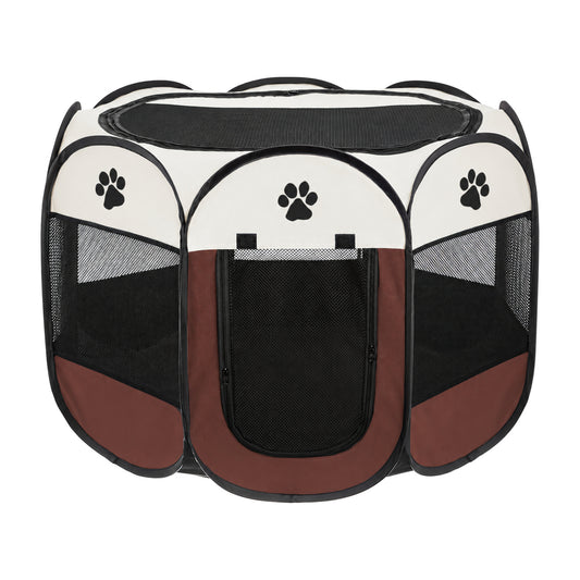 Foldable Pet Playpen, 6 Colors, 3 Sizes & 2 Packages, By GAVPEPY image 1 - DPtravelcrate4-Main.jpg