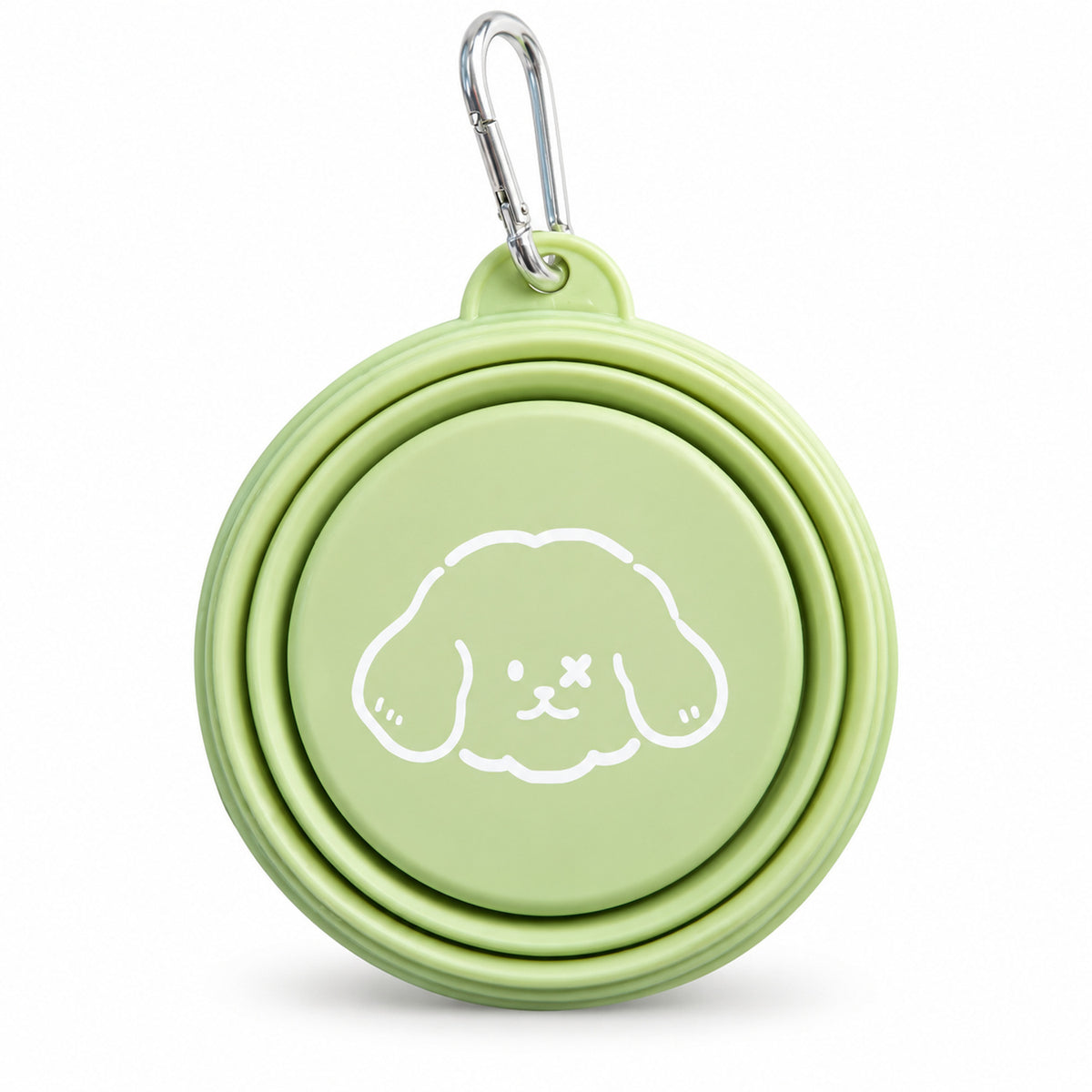 Collapsible Silicone Pet Travel Bowls, 33 Styles, By GAVPEPY image 2 - DPtravelfeeder14-Green-LARGE.jpg
