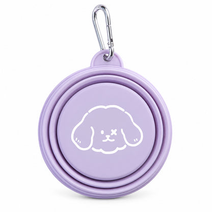 Collapsible Silicone Pet Travel Bowls, 33 Styles, By GAVPEPY image 15 - DPtravelfeeder14-Purple-LARGE.jpg