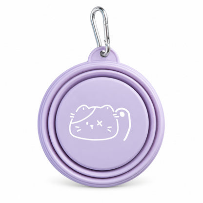 Collapsible Silicone Pet Travel Bowls, 33 Styles, By GAVPEPY image 17 - DPtravelfeeder14-Purple-SMALL.jpg