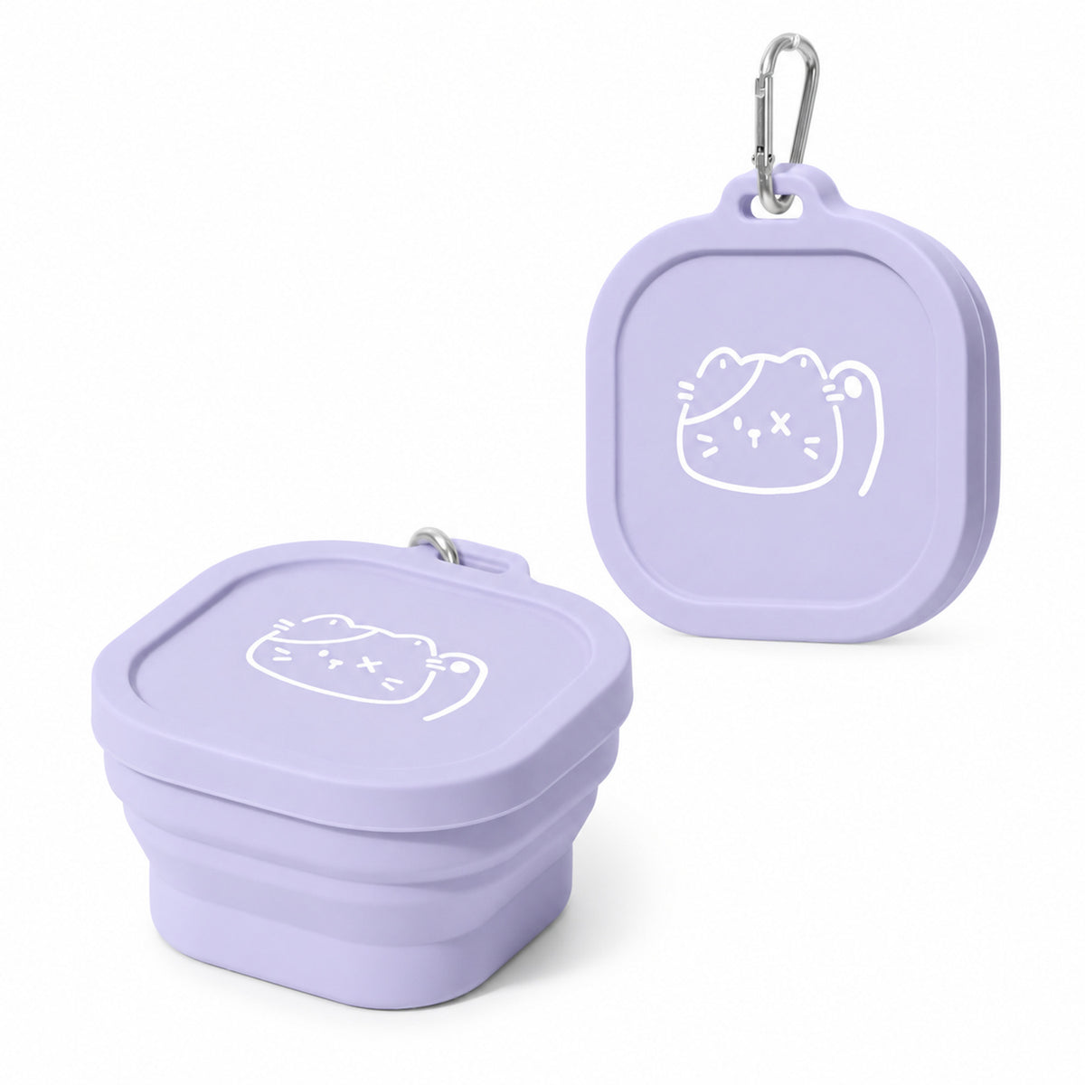 Collapsible Silicone Pet Travel Bowls, 33 Styles, By GAVPEPY image 18 - DPtravelfeeder14-Purple-V26.jpg