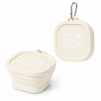 Collapsible Silicone Pet Travel Bowls, 33 Styles, By GAVPEPY image 25 - DPtravelfeeder14-White.jpg