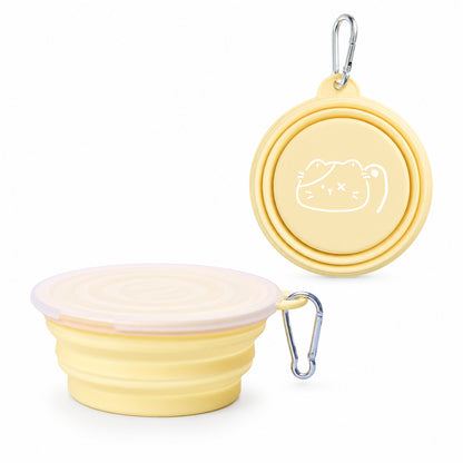 Collapsible Silicone Pet Travel Bowls, 33 Styles, By GAVPEPY image 28 - DPtravelfeeder14-Yellow-SMALL-V16.jpg