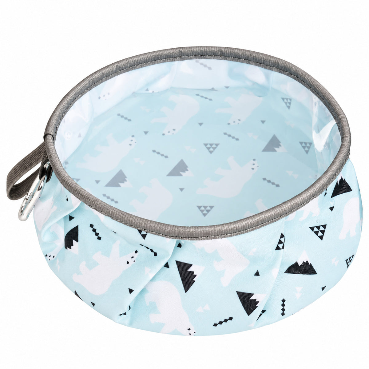 Portable Collapsible Silicone Pet Bowl, 2 Colors, By GAVPEPY image 1 - DPtravelfeeder15-17-53X19-05X10-67CM.jpg