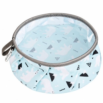 Portable Collapsible Silicone Pet Bowl, 2 Colors, By GAVPEPY image 1 - DPtravelfeeder15-17-53X19-05X10-67CM.jpg