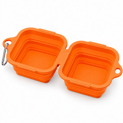 600 ml Collapsible Silicone Double Pet Bowl, 4 Colors, By GAVPEPY image 1 - DPtravelfeeder17-Main.jpg