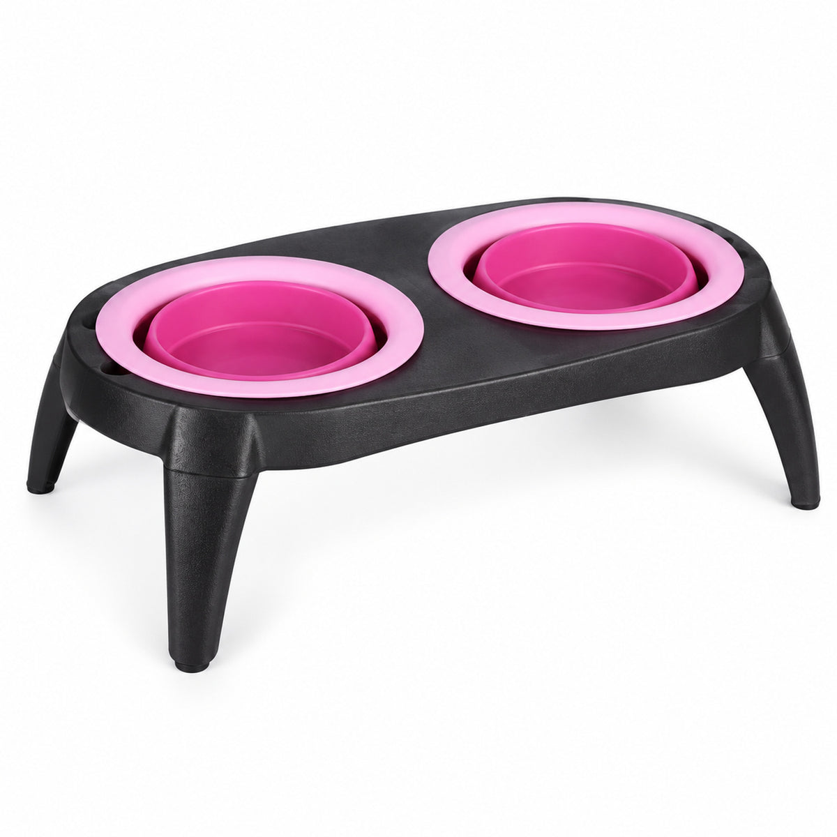 Foldable TPR Double Pet Bowl Table, 2 Colors, By GAVPEPY image 1 - DPtravelfeeder19-Main.jpg