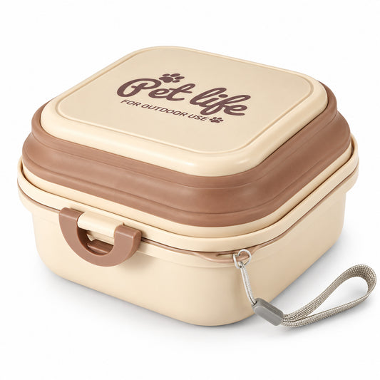400 ml Collapsible Pet Travel Bowl, 3 Colors, By GAVPEPY image 1 - DPtravelfeeder2-Main.jpg