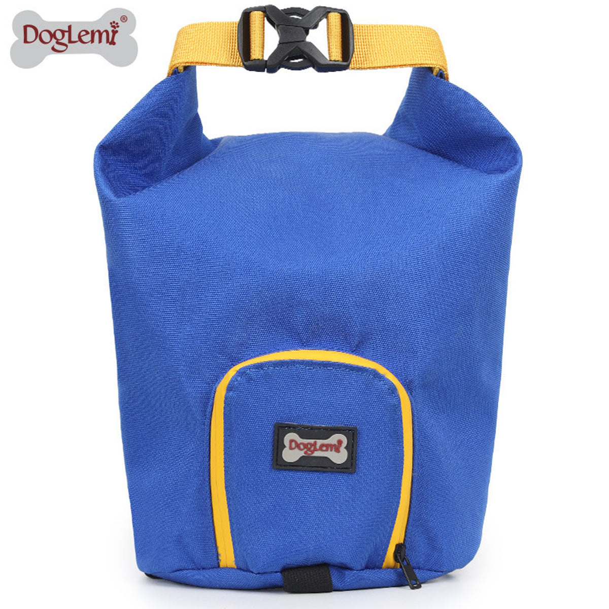 Water-Resistant Foldable Pet Food Travel Bag, By GAVPEPY image 1 - DPtravelfeeder26-Blue.jpg