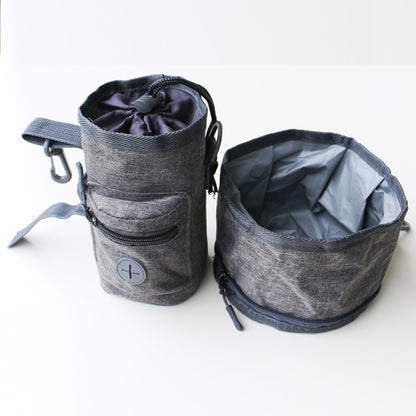 Foldable Oxford Fabric Pet Bowl, 2 Packages, By GAVPEPY image 1 - DPtravelfeeder30-Gray-V2.jpg