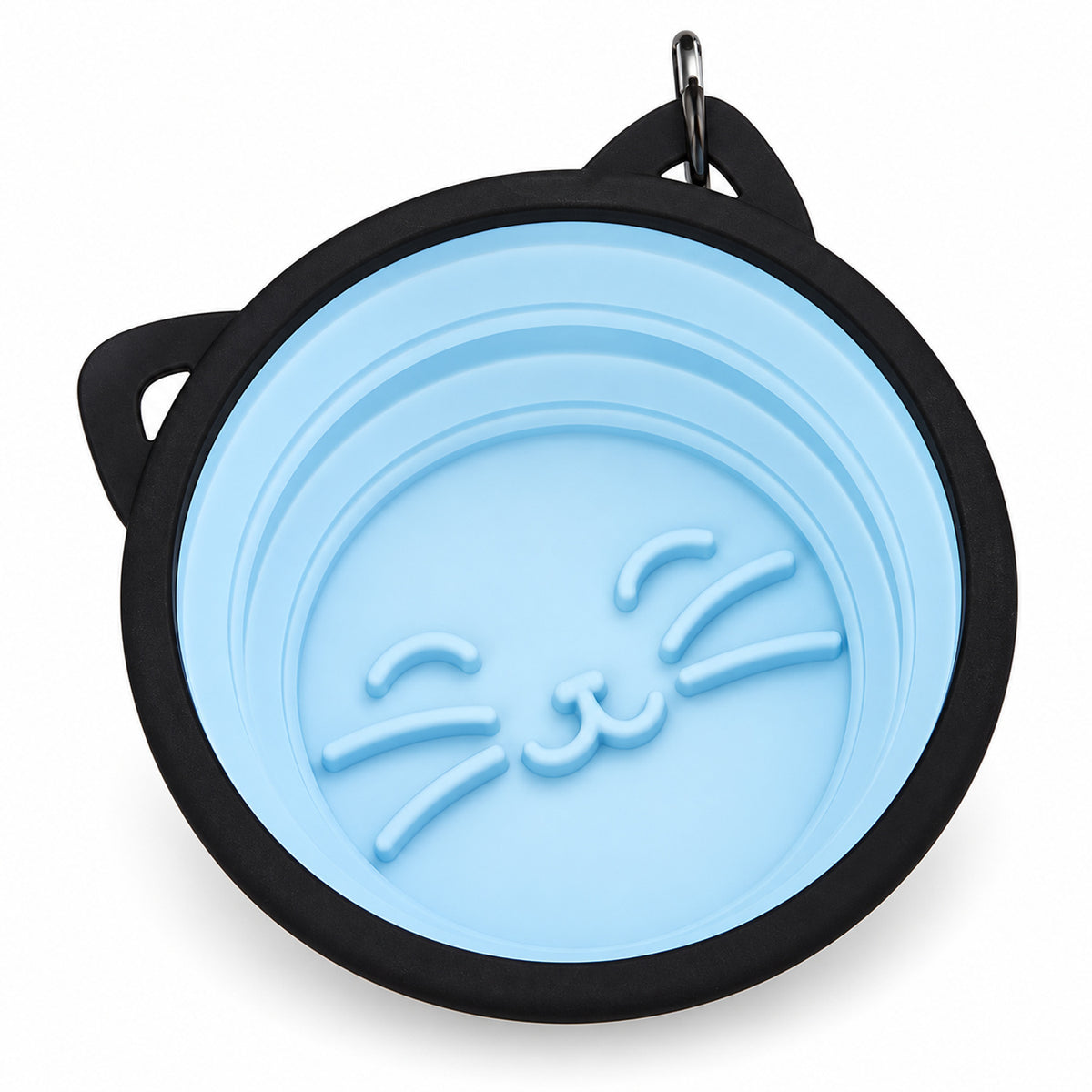 Collapsible Silicone Pet Bowl Set, 13 Styles, By GAVPEPY image 1 - DPtravelfeeder6-Blue-V11.jpg