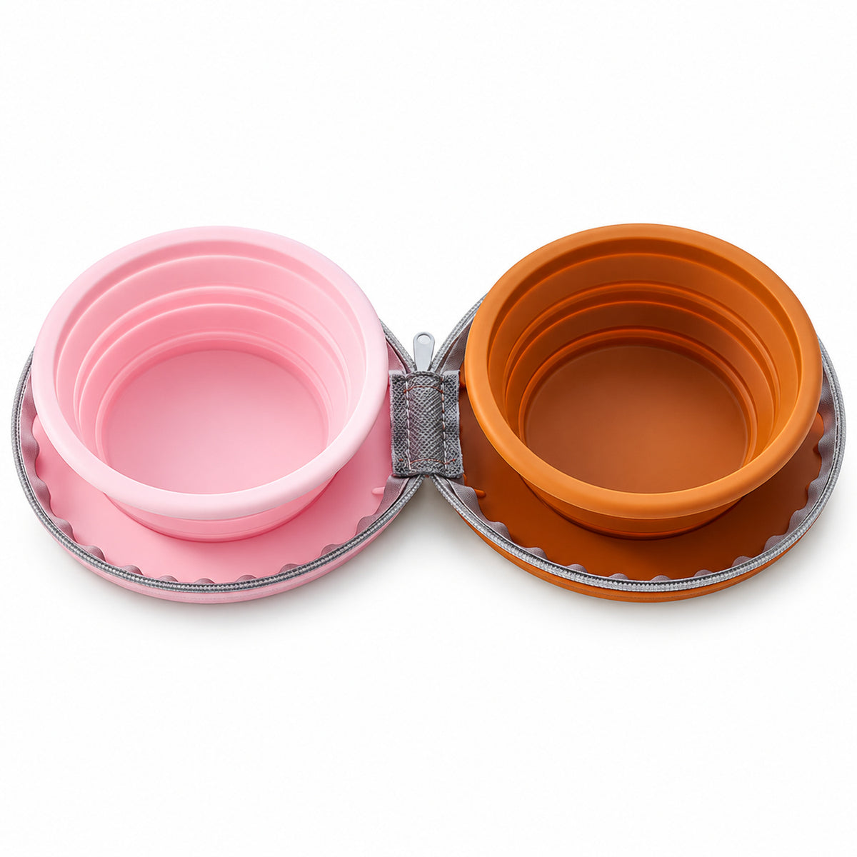 Collapsible Silicone Pet Bowl Set, 13 Styles, By GAVPEPY image 10 - DPtravelfeeder6-Pink.jpg