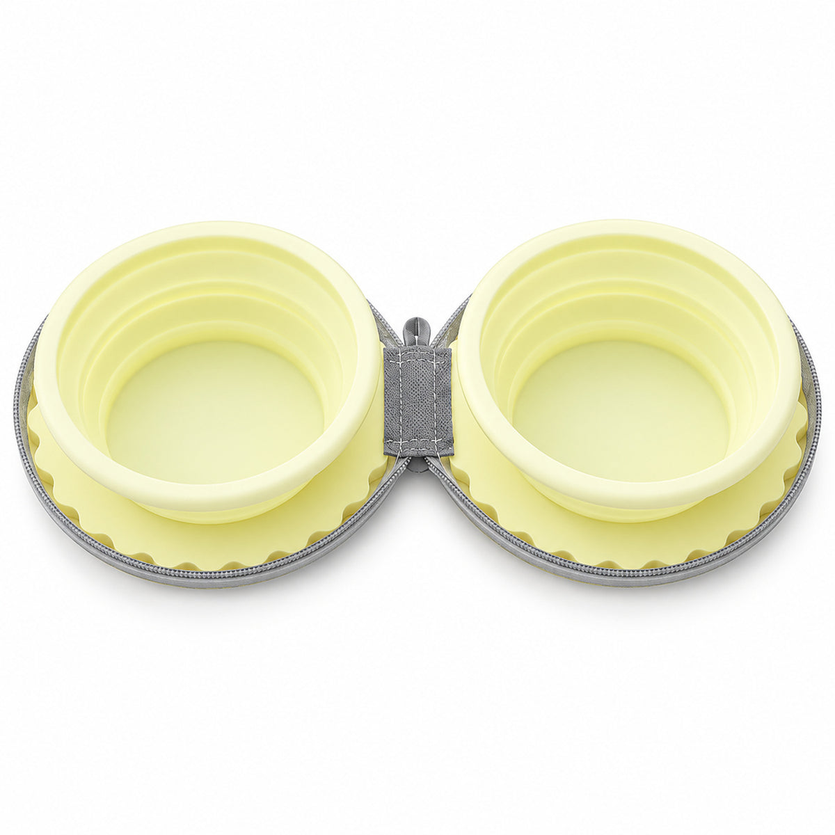 Collapsible Silicone Pet Bowl Set, 13 Styles, By GAVPEPY image 12 - DPtravelfeeder6-Yellow-V8.jpg