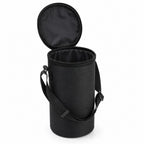 GAVPEPY Canvas Pet Food Travel Bag with Bowl for Everyday Feeding, Water Service and Organized Pet Care, Colors Black and Red, for Home Kitchens, Feeding Stations and Travel Setups, Portable Design Supports Travel Routines