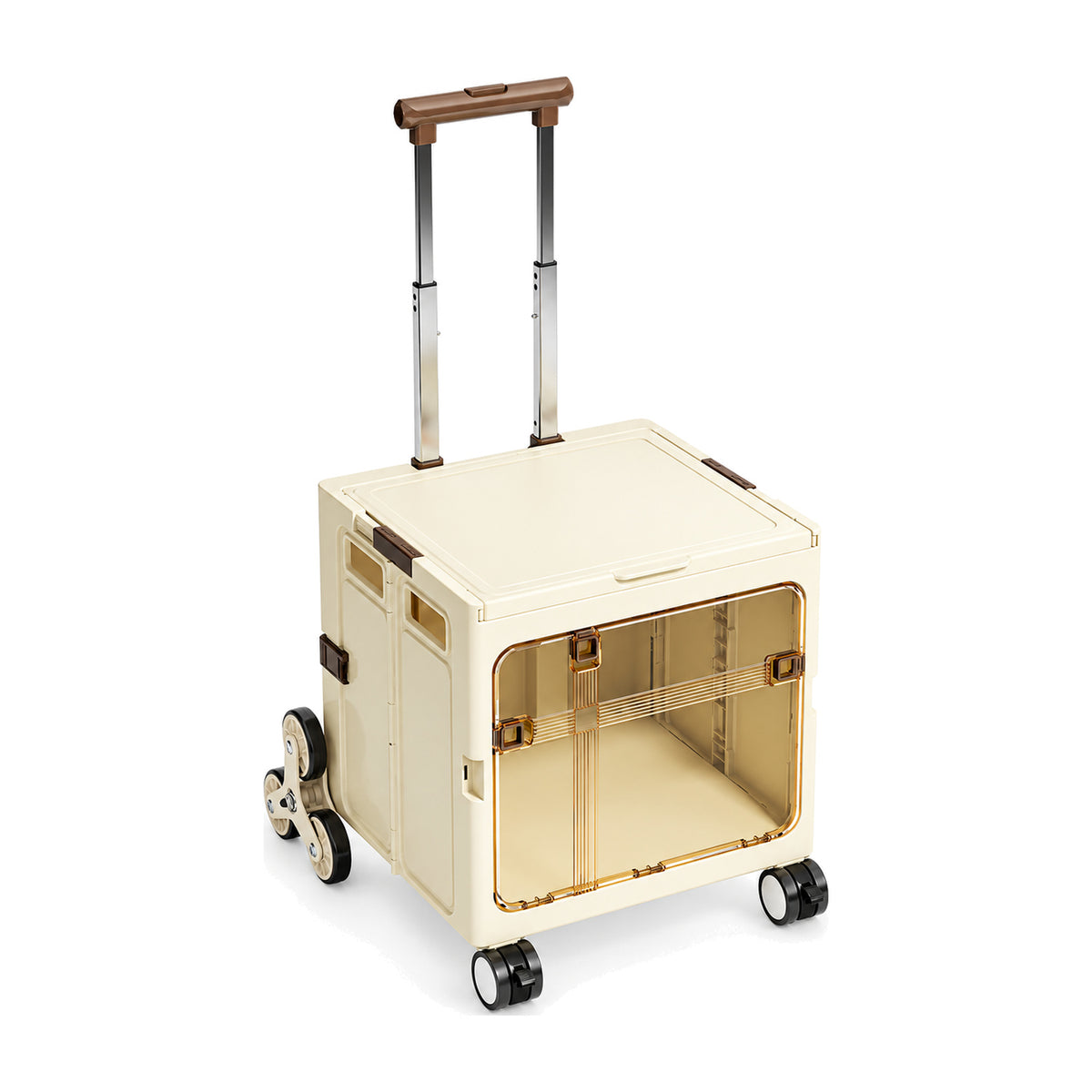 Hard-Shell Rolling Pet Carrier, 2 Colors, 2 Sizes & 2 Styles, By GAVPEPY image 8 - DPtrolley1-2XLARGE-V6.jpg