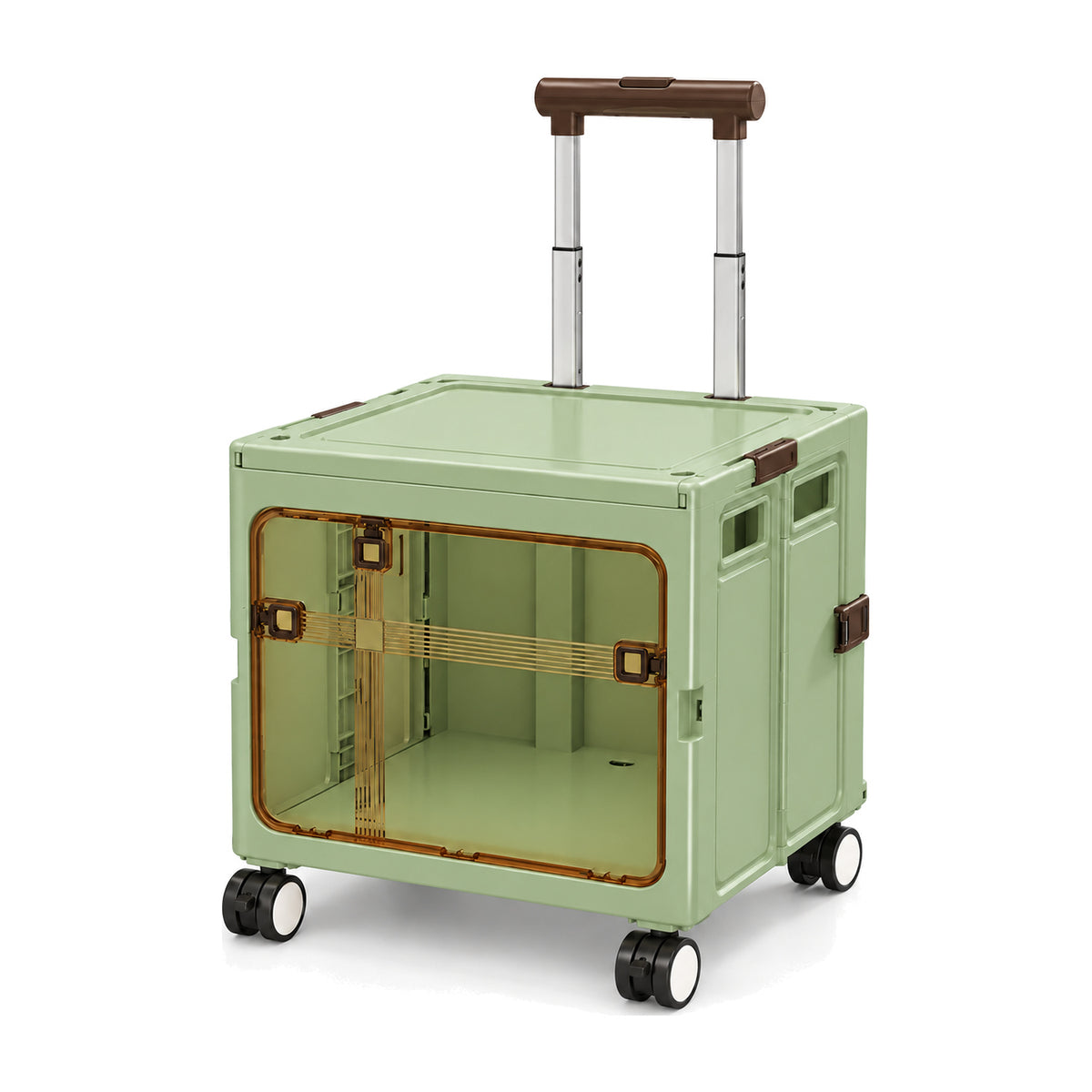 Hard-Shell Rolling Pet Carrier, 2 Colors, 2 Sizes & 2 Styles, By GAVPEPY image 10 - DPtrolley1-Green-2XLARGE.jpg