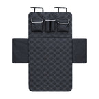 GAVPEPY Fabric Checkered Vehicle Cargo Area Pet Protector for Vehicle Interior Protection and Organized Pet Travel, Size 187.5 x 102.5 x 59cm, for Cars, SUVs, Rear Seats, Doors and Cargo Areas, Portable Design Supports Travel Routines