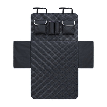 Checkered Vehicle Cargo Area Pet Protector, By GAVPEPY image 1 - DPtrunkcover2-Main.jpg