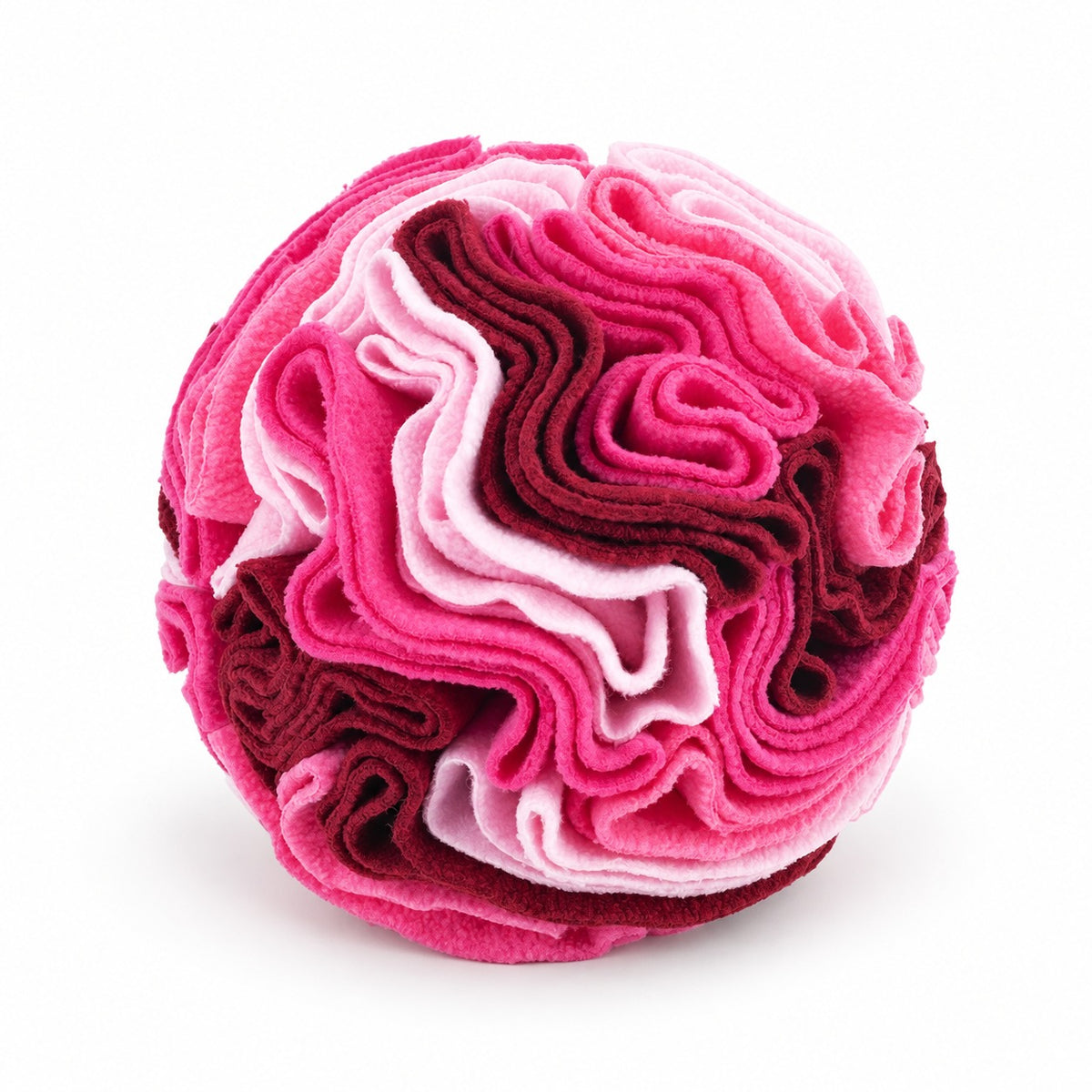 Dog Snuffle Ball, Fleece Treat Search And Toss Enrichment Toy, 3 Sizes And 20 Color Styles, By GAVPEPY image 5 - bianti-barbie-pink-20cm.jpg