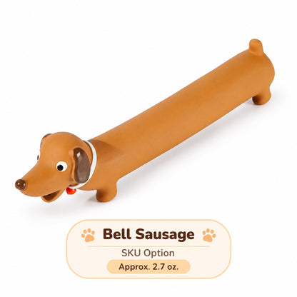 Latex Latex Squeaky Dog Toy, 6 Styles, By GAVPEPY image 8 - bianti-bell-sausage.jpg