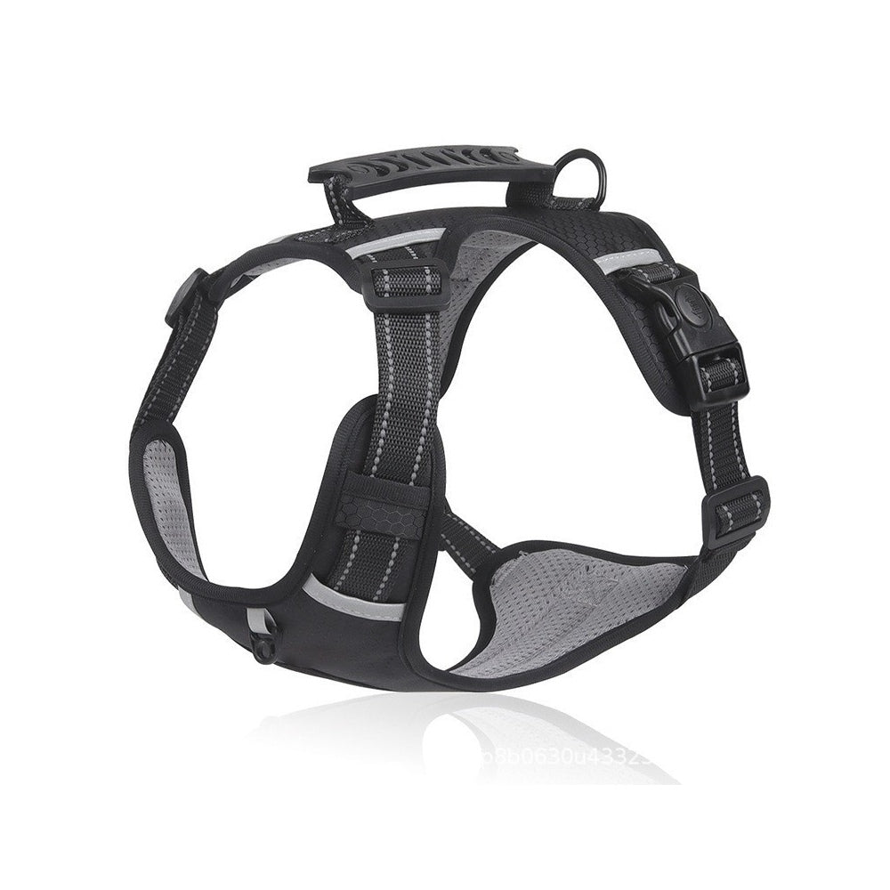 No-Pull Dog Harness With Top Handle, 4 Colors and 5 Sizes, By GAVPEPY image 8 - bianti-black.jpg