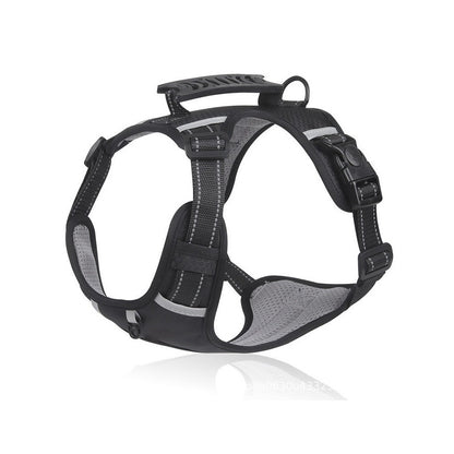 No-Pull Dog Harness With Top Handle, 4 Colors and 5 Sizes, By GAVPEPY image 8 - bianti-black.jpg