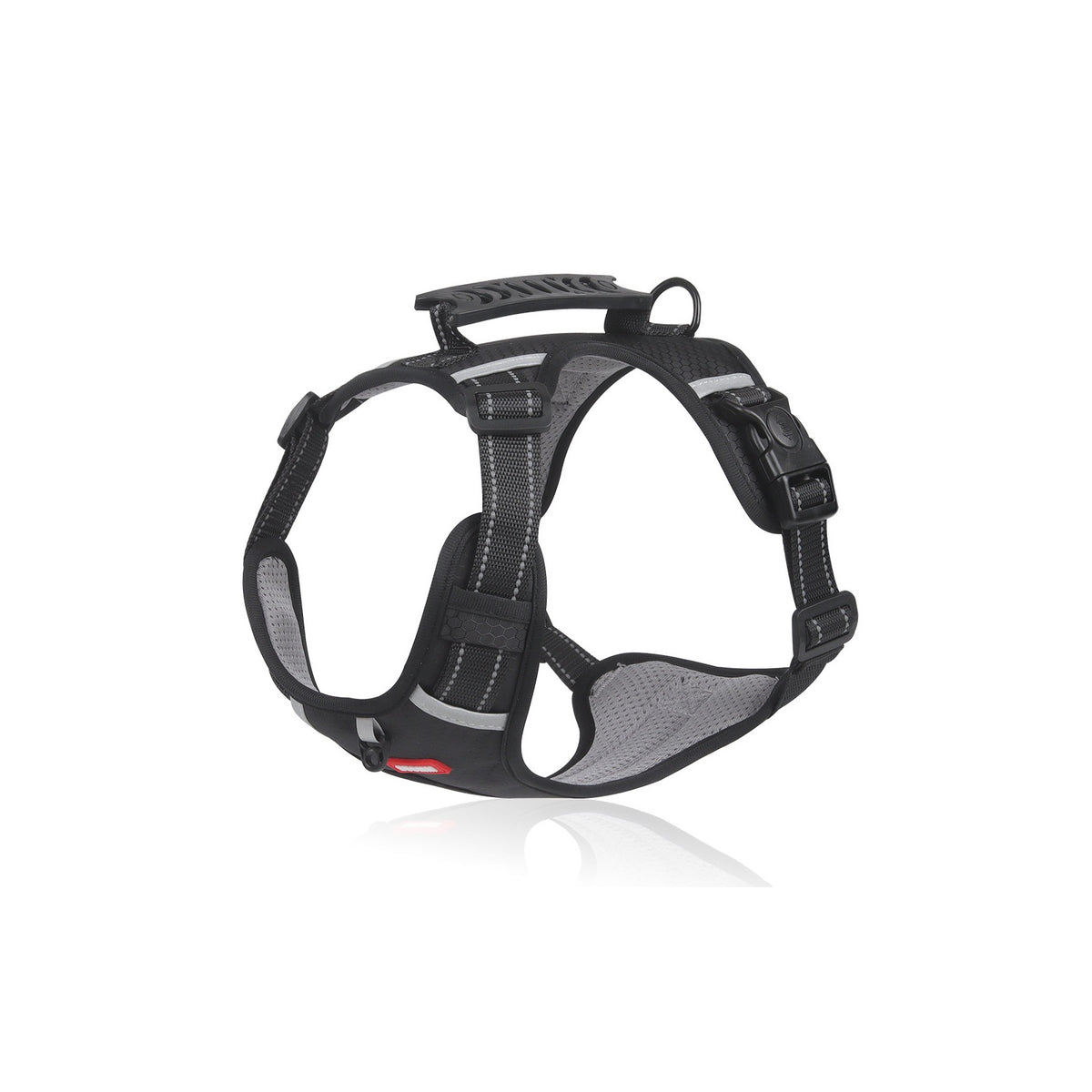 Reflective No-Pull Dog Harness Set Options, 4 Colors and 5 Sizes, By GAVPEPY image 11 - bianti-black.jpg