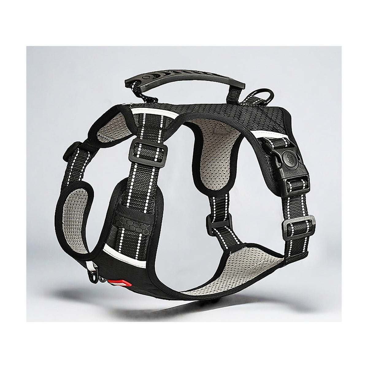 Adjustable Dog Harness Vest, 3 Colors and 5 Sizes, By GAVPEPY image 8 - bianti-black.jpg
