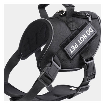 Reflective Saddle-Style Dog Harness, 5 Colors and 5 Sizes, By GAVPEPY image 8 - bianti-black.jpg