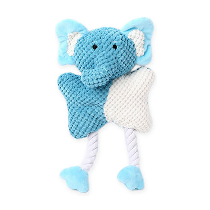 Plush Squeaky Animal Dog Toy, 34 Styles, By GAVPEPY image 12 - bianti-blue-elephant-6061538561887.jpg