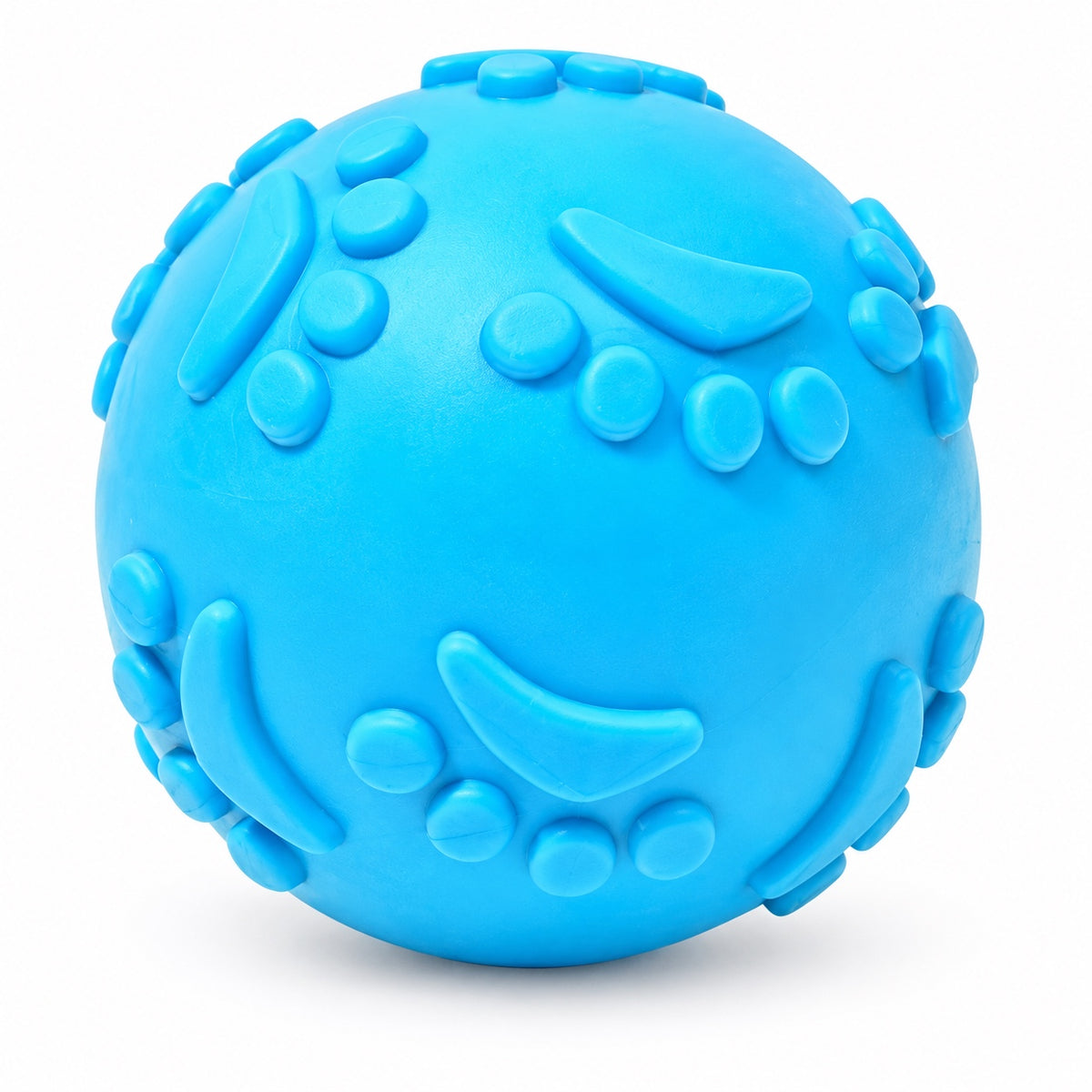 Squeaky Dog Toy, PVC Chew And Fetch Toy In Assorted Shapes, 31 Styles, By GAVPEPY image 4 - bianti-blue-squeaky-paw-ball.jpg
