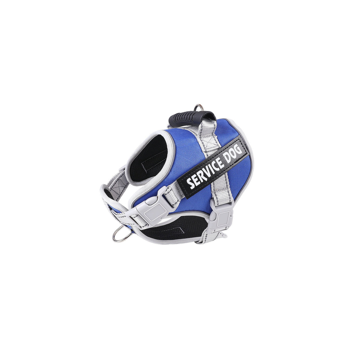 Reflective Service Dog Harness, 10 Colors and 6 Sizes, By GAVPEPY image 11 - bianti-blue.jpg