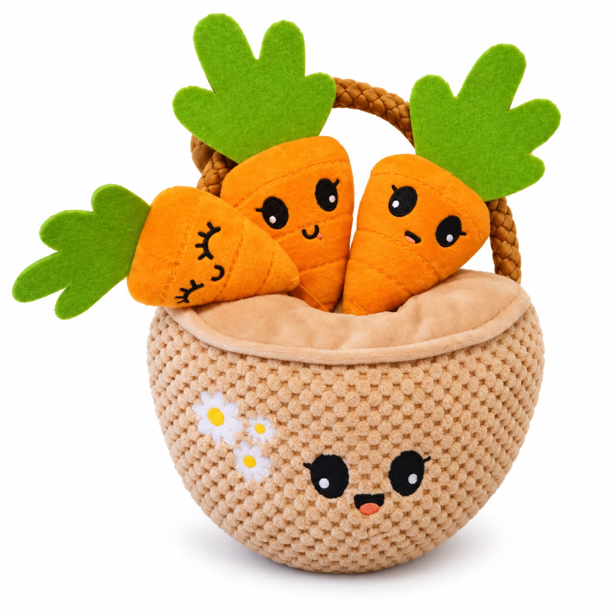 Plush Hide-and-Seek Snuffle Dog Toy, 41 Styles, By GAVPEPY image 32 - bianti-carrot-basket-5832865212298.jpg