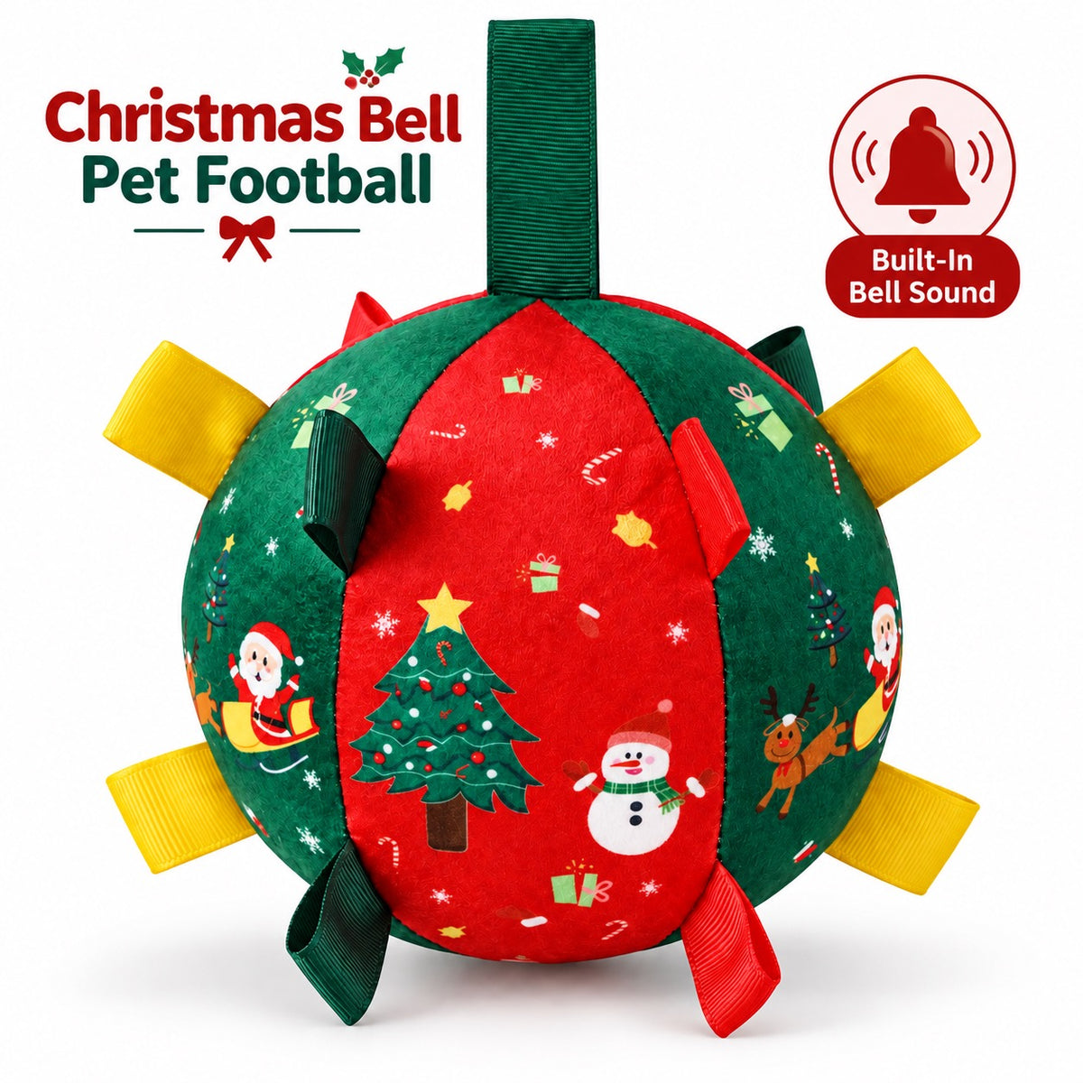 其它 Squeaky Soccer Dog Toy, 1 Style, By GAVPEPY image 8 - bianti-christmas-bell-pet-football.jpg