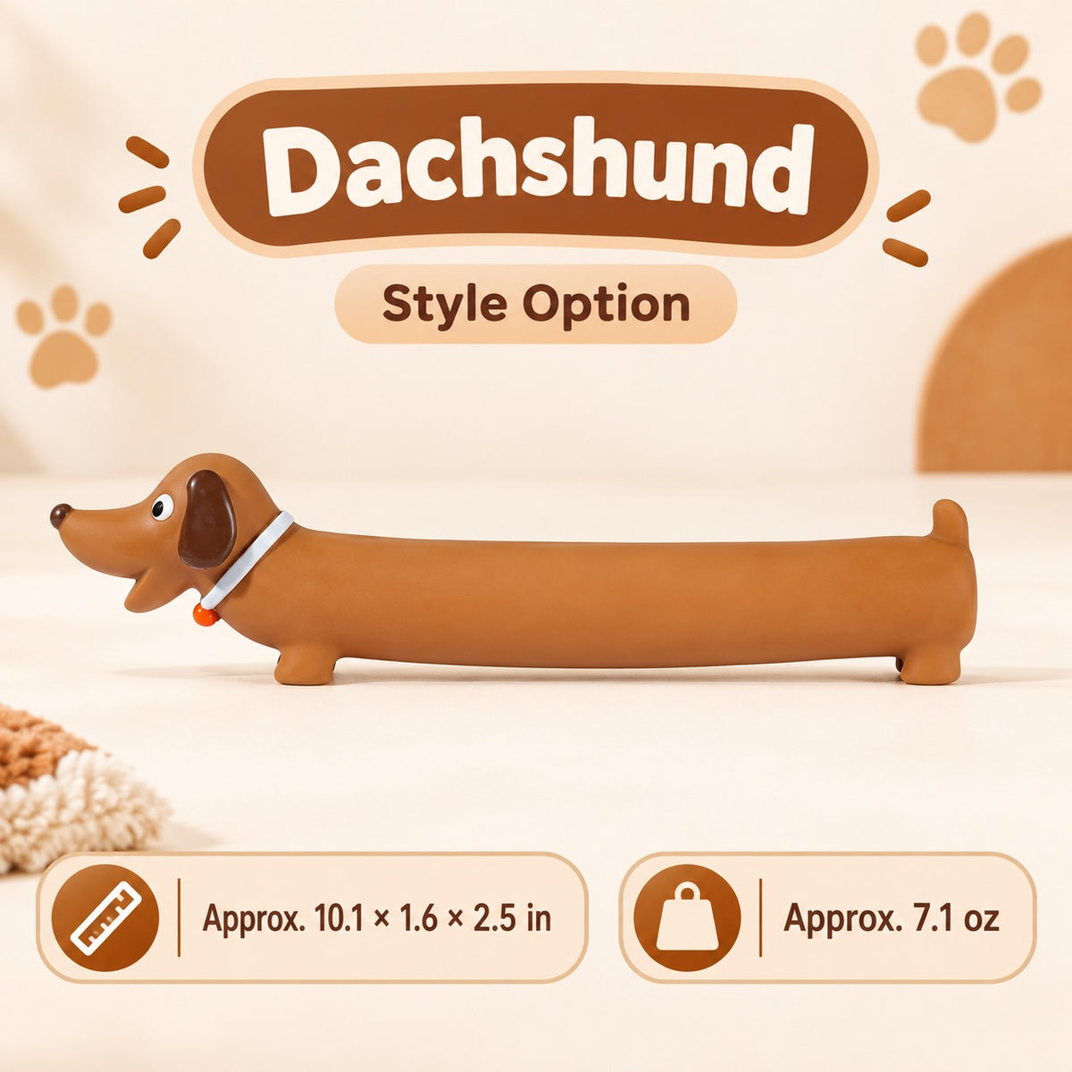 Latex Latex Squeaky Dog Toy, 4 Styles, By GAVPEPY image 8 - bianti-dachshund-1pc.jpg