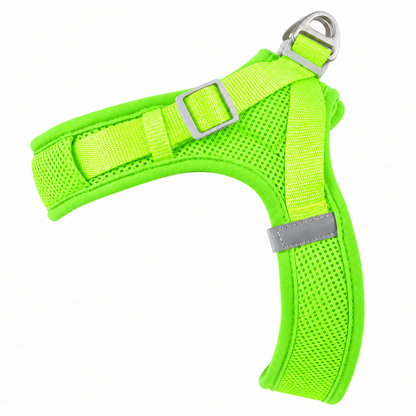 Breathable Mesh Dog Harness, 7 Colors and 4 Sizes, By GAVPEPY image 10 - bianti-fluorescent-green.jpg