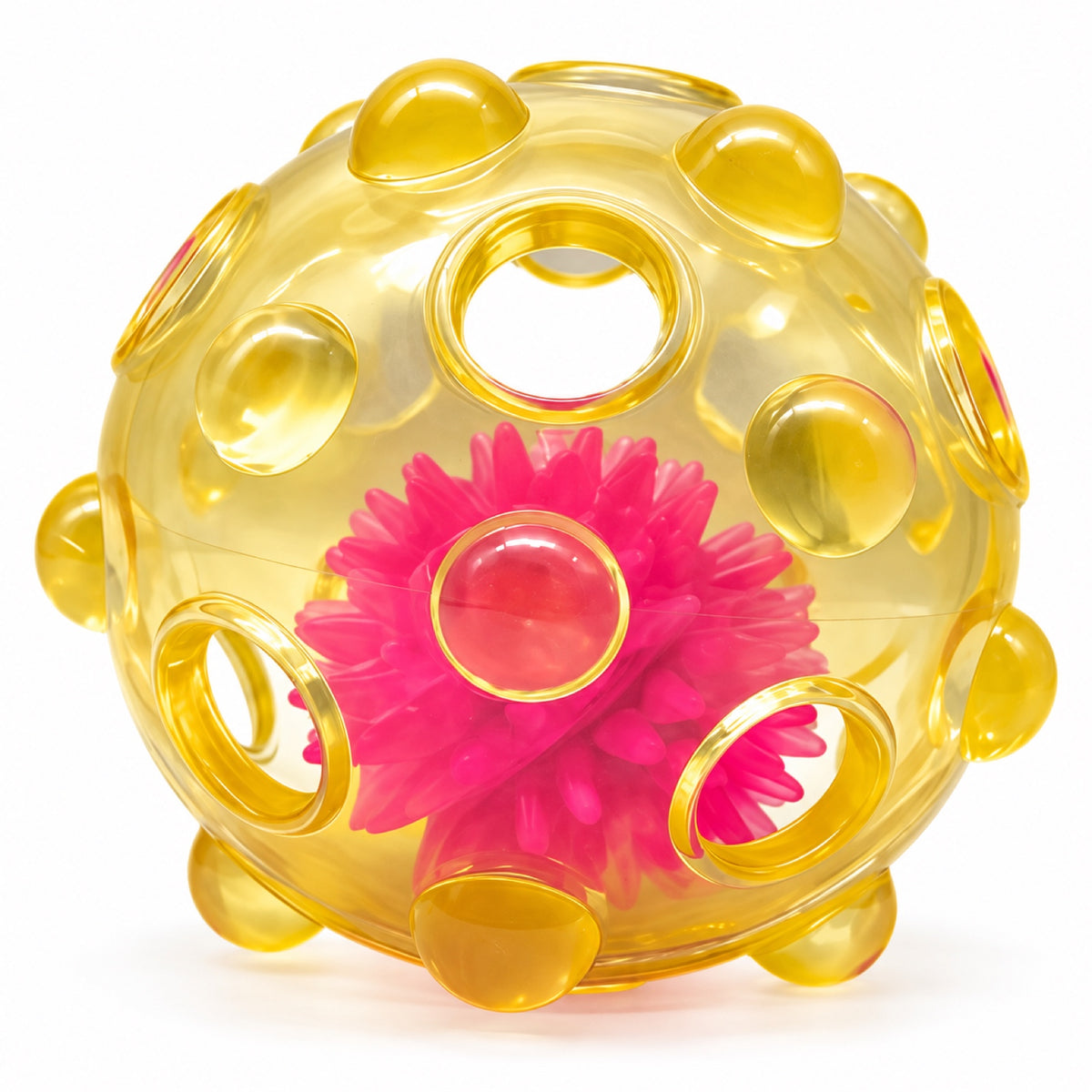 TPR Light-Up Squeaky Treat Ball Dog Toy, 6 Colors, By GAVPEPY image 11 - bianti-gold-6290802051047.jpg