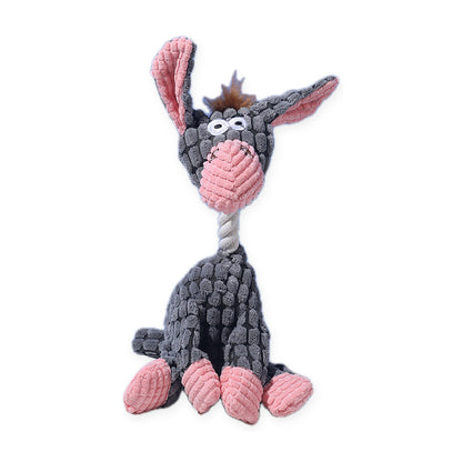 Plush Squeaky Animal Dog Toy, 34 Styles, By GAVPEPY image 24 - bianti-gray-5753475041174.jpg