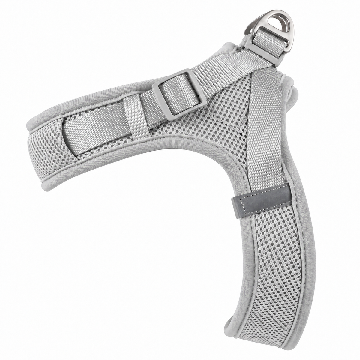 Breathable Mesh Dog Harness, 7 Colors and 4 Sizes, By GAVPEPY image 12 - bianti-gray.jpg