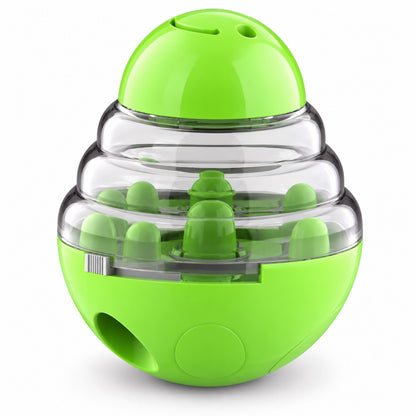 ABS Wobble Treat-Dispensing Dog Toy, 4 Colors, By GAVPEPY image 10 - bianti-green-6086275770250.jpg