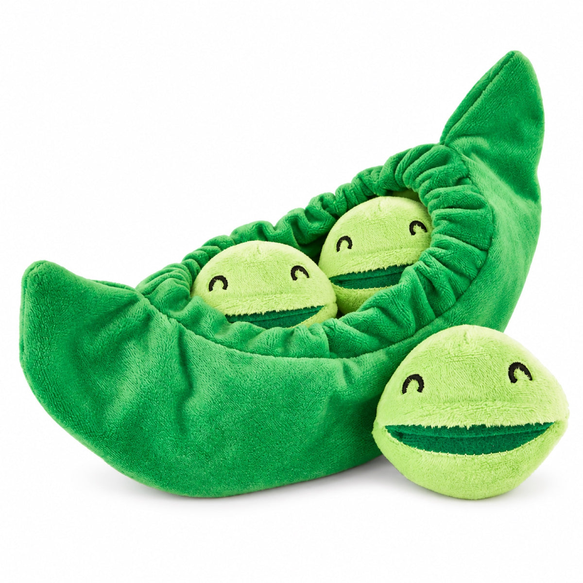 Plush Hide-and-Seek Snuffle Dog Toy, 41 Styles, By GAVPEPY image 28 - bianti-green-pea-hide-and-seek-6046674424015.jpg
