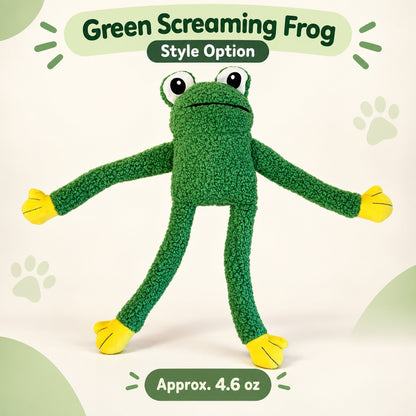 Plush Fabric Plush Squeaky Dog Toy, 1 Style, By GAVPEPY image 8 - bianti-green-screaming-frog.jpg